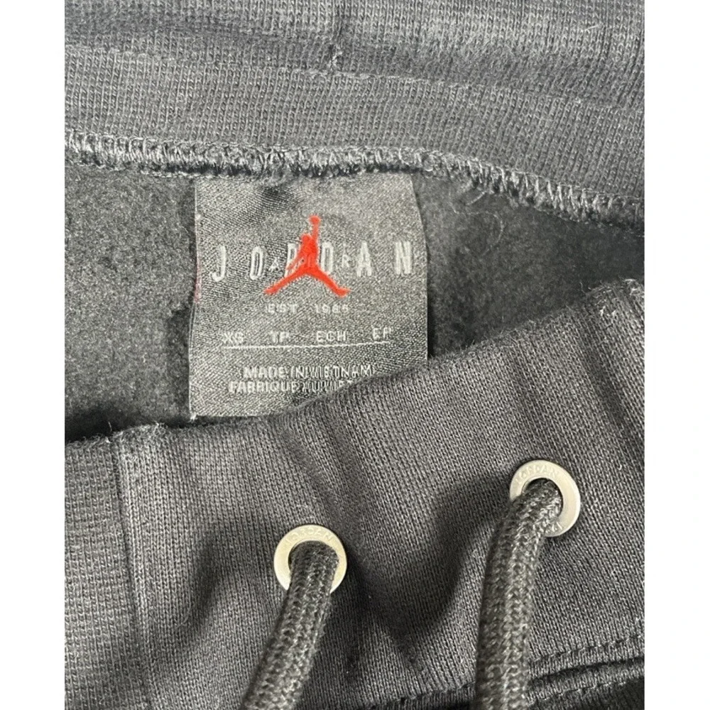 Nike Air Jordan Flight Fleece Joggers Men's XS Black Sweatpants‎ Cotton FV7059